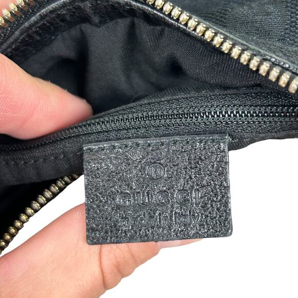 Gucci Black GG Monogram Princy Top Handle Shoulder Hobo Bag - Picture 7 of 9